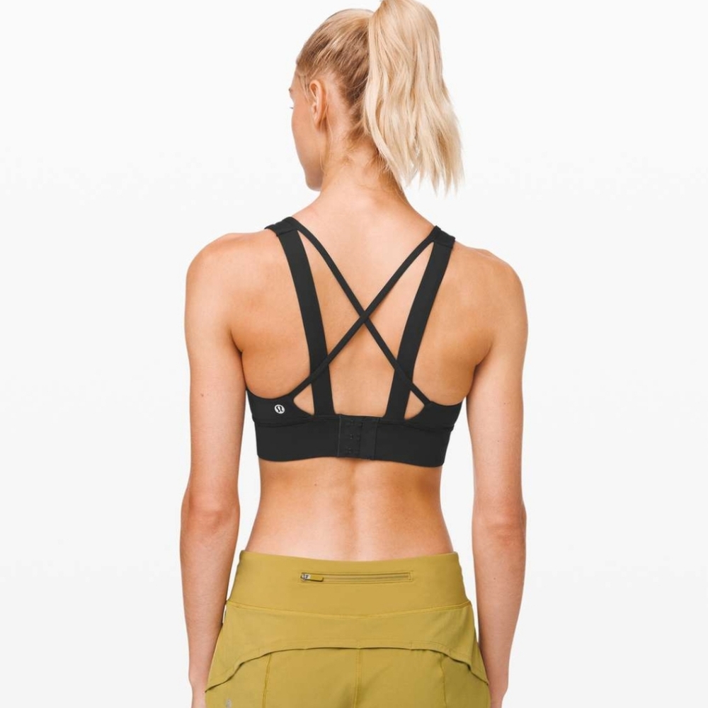 Lululemon Breathe It In Sports Bra Adjusting Hook Eye Fastener At Back 6